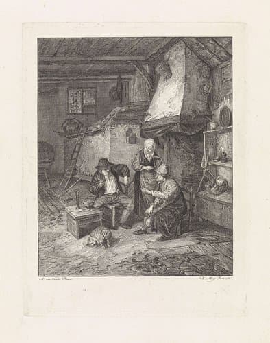 Boereninterieur by Robbert Muys