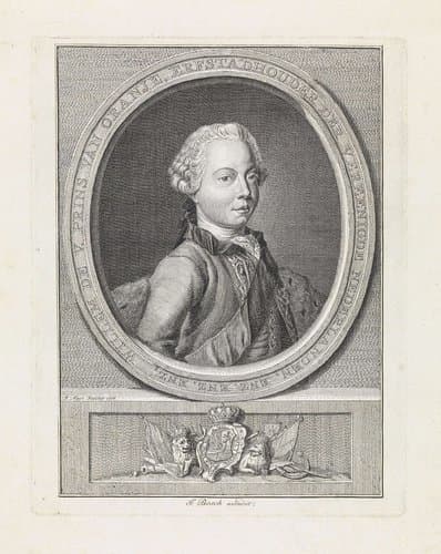 Portret van prins Willem V van Oranje-Nassau by Robbert Muys