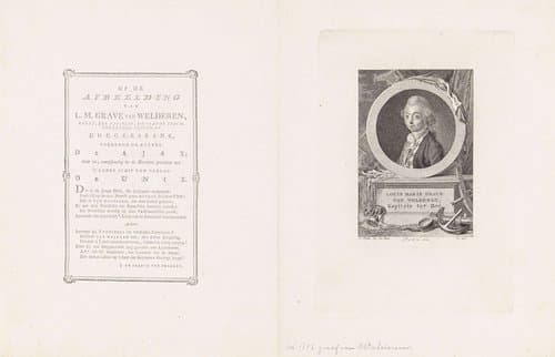 Portret van graaf Louis Marie van Welderen by Robbert Muys