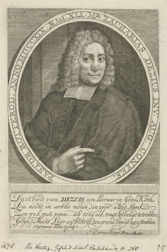 Portret van Zacharias Dezius