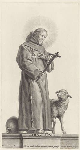 De heilige Franciscus van Assisi by Michel Natalis