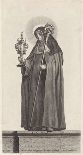 De heilige Clara by Michel Natalis