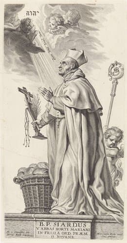 De heilige Siardus van Friesland by Michel Natalis