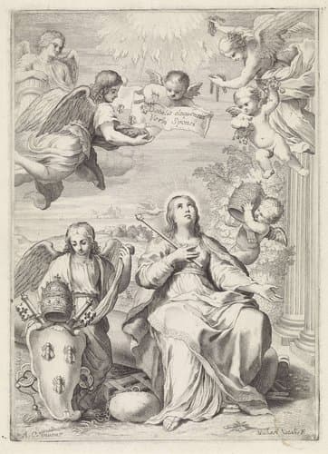 Allegorie op het pausschap van Urbanus VIII by Michel Natalis