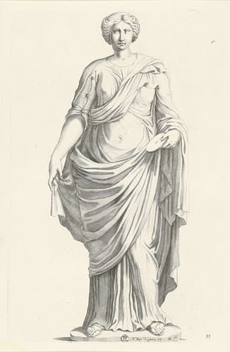 Standbeeld van een vrouw by Michel Natalis