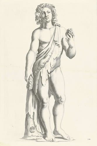 Standbeeld van Bacchus by Michel Natalis