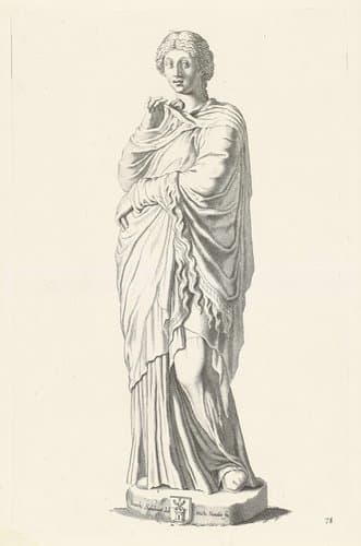 Standbeeld van een vrouw by Michel Natalis