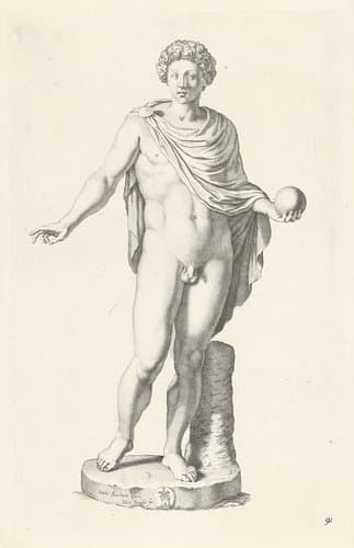 Standbeeld van de jonge Marcus Aurelius by Michel Natalis