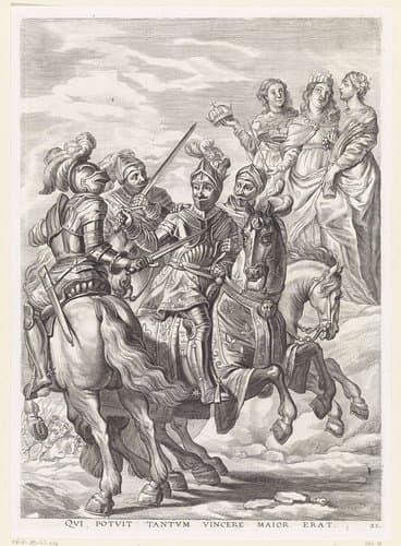 Overwinning van Karel V bij Ticinum by Jacob Neefs