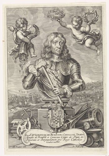 Portret van Luis de Benavides Carillo by Jacob Neefs