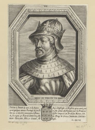 Portret van koning Pepijn de Korte by Jacob Neefs