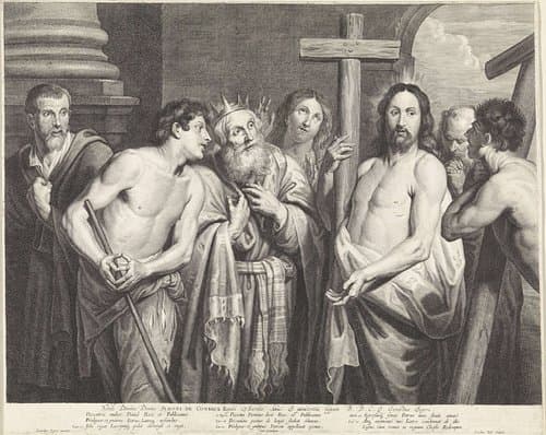 Christus en de boetvaardige zondaars by Jacob Neefs