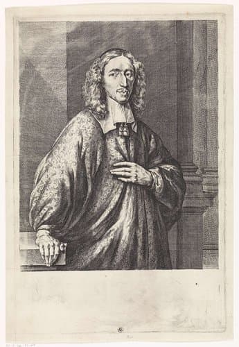 Portret van Johan de Witt by Caspar Netscher