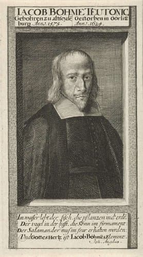 Portret van Jakob Böhme by Joseph Mulder