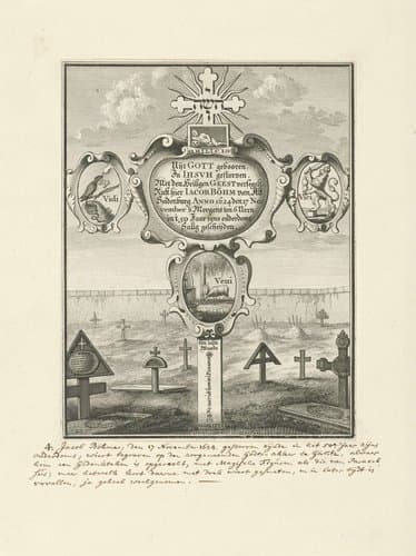 Gedenkteken voor Jakob Böhme by Joseph Mulder