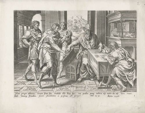 Man geeft talenten aan zijn dienaren by Harmen Jansz Muller