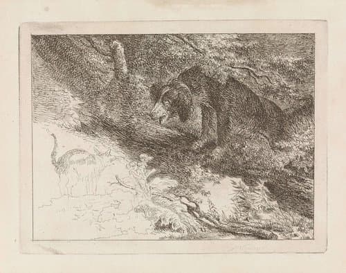Hond en kat by Gerard van Nijmegen