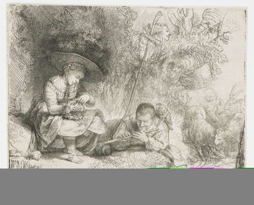 Uilenspiegel by Rembrandt van Rijn