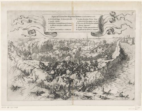 Slag bij Oosterweel, 1567 by Johann Wilhelm Baur