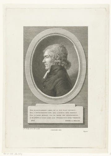 Portret van predikant Willem Christiaan van Manen by Johannes Christiaan Bendorp