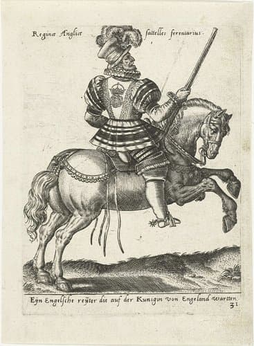 Engelse Yeoman of the Guard by Abraham de Bruyn