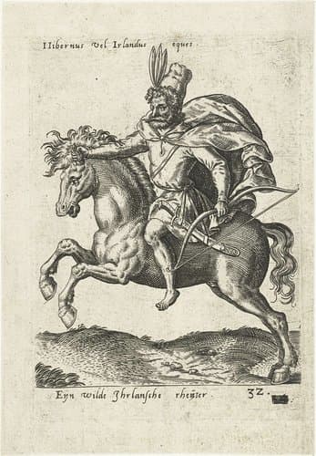 Ierse ruiter by Abraham de Bruyn