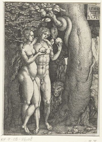 Zondeval by Heinrich Aldegrever