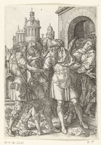 Geschiedenis van Lot by Heinrich Aldegrever