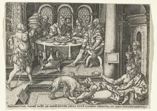 Parabel van Lazarus en de rijke man by anonymous