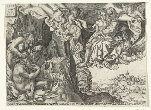 Parabel van Lazarus en de rijke man by anonymous