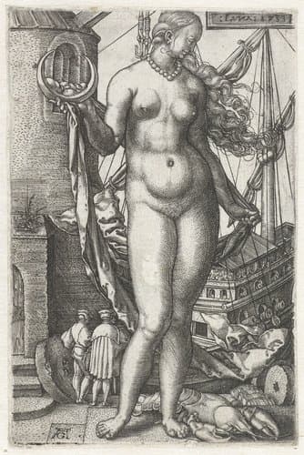Diana by Heinrich Aldegrever