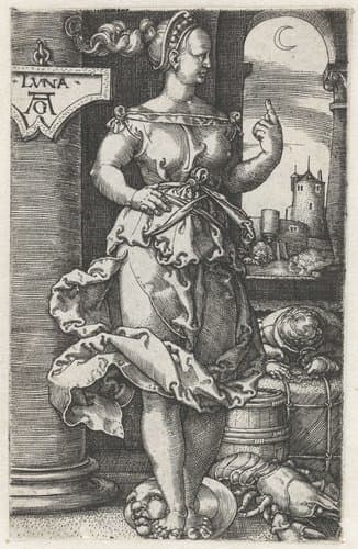 Luna by Heinrich Aldegrever