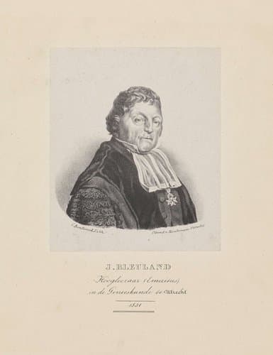 Portret van hoogleraar Jan Bleuland