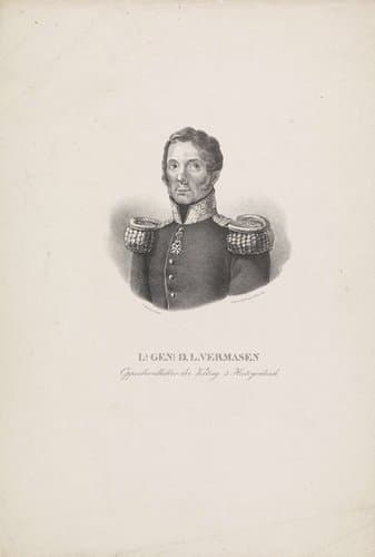 Portret van luitenant generaal Dionisius Lambertus Vermasen
