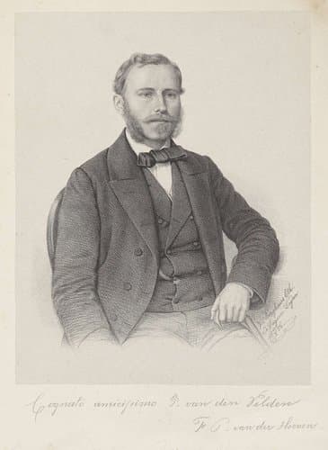 Portret van een onbekende man, mogelijk F.C. van der Hoeven by Johann Peter Berghaus