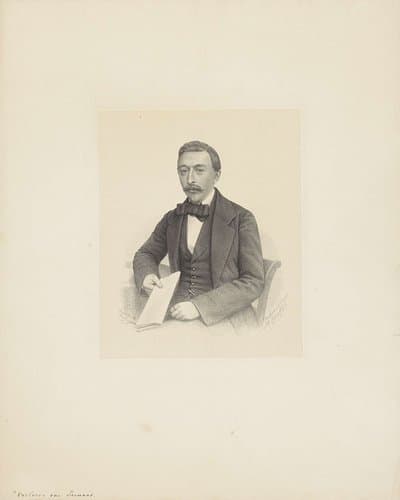 Portret van een onbekende man by Johann Peter Berghaus