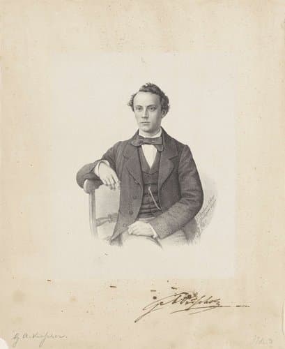Portret van een onbekende man, mogelijk G.A. Visscher