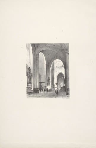 Kerkinterieur by Johannes Bosboom