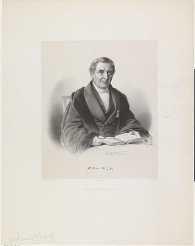 Portret van Wessel Albertus van Hengel by Wilhelmus Cornelis Chimaer van Oudendorp