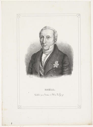 Portret van Willem Frederik Roëll by Wilhelmus Cornelis Chimaer van Oudendorp