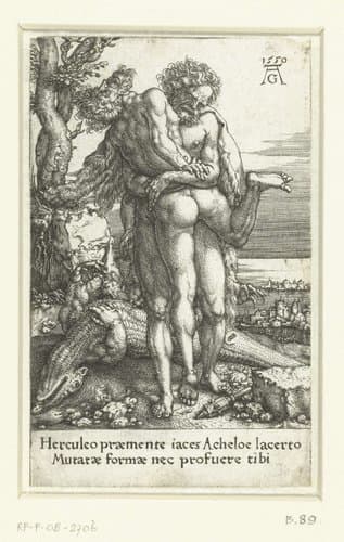 Werken van Hercules by Heinrich Aldegrever