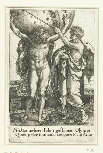 Werken van Hercules by Heinrich Aldegrever