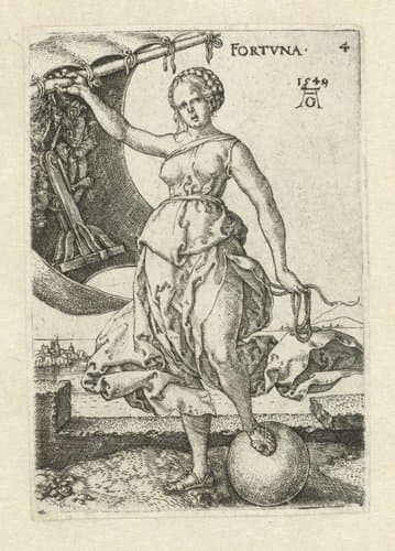 Fortuin by Heinrich Aldegrever