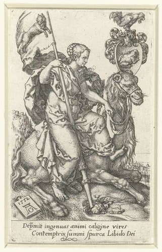 Zeven Hoofdzonden by Heinrich Aldegrever