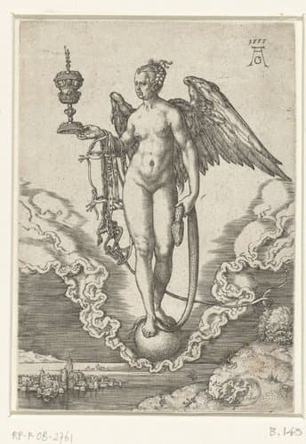Fortuna by Heinrich Aldegrever