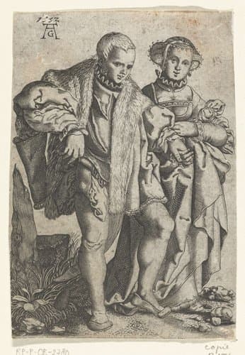 Dansend paar by anonymous
