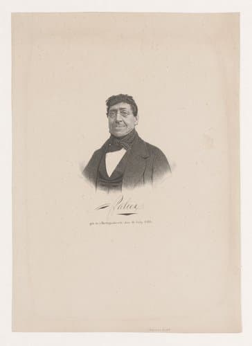 Portret van Hendrik Palier by Joannes Ferdinandus Demelinne (II)