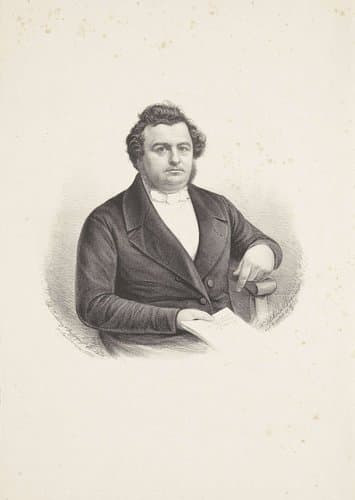 Portret van een onbekende man by Heinrich Dilcher