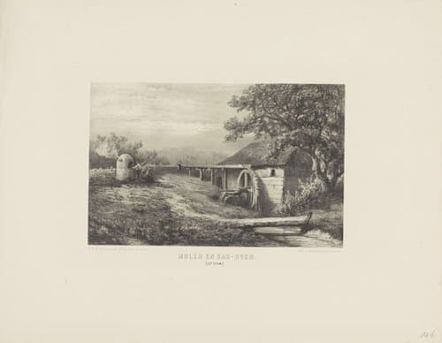 Watermolen en bakoven, 13e eeuw