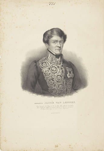 Portret van Jacob van Lennep by Jan Baptist Tetar van Elven